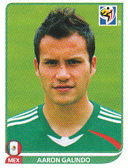 Aaron Galindo Mexico samolepka Panini World Cup 2010 #55